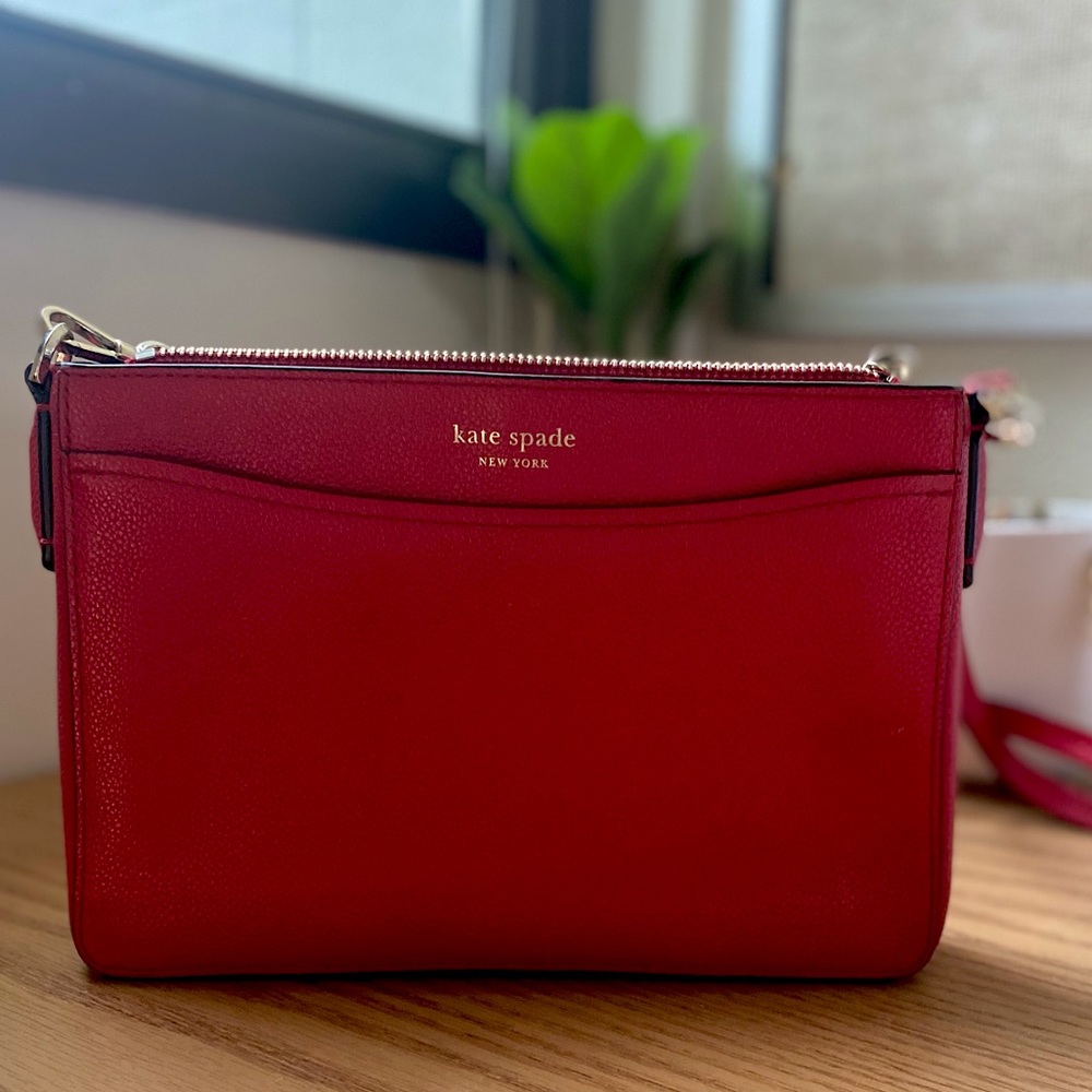 KATE SPADE Cameron Crossbody rosso red bag